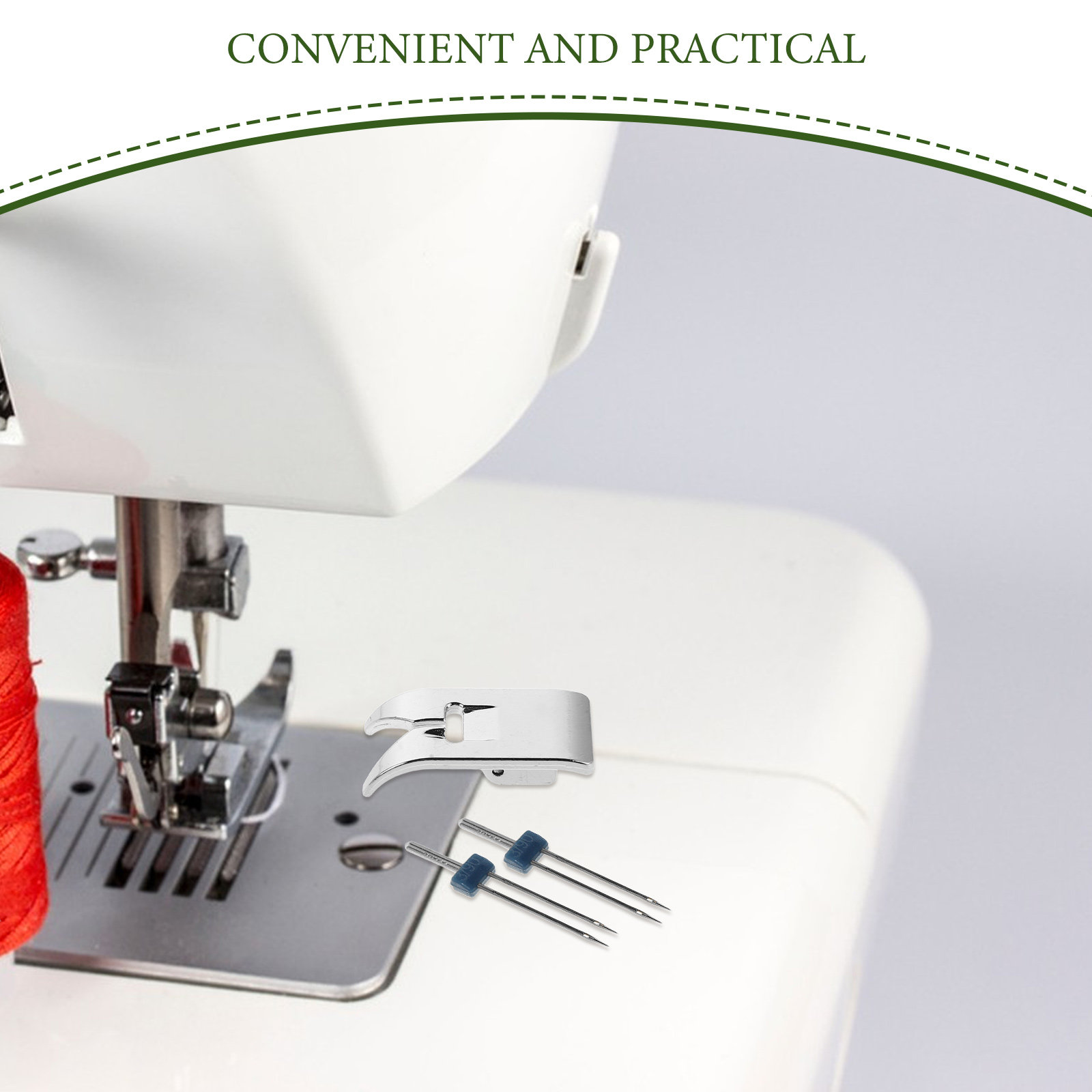1Set Sewing Machine Twin Needl - Twin Needle Stretch ulasan dan harga