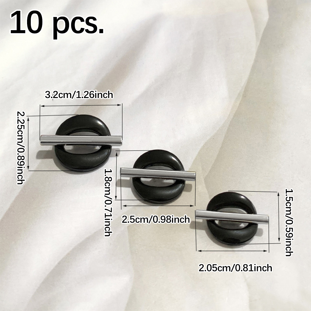 10pcs 20.5/25/32mm Hollow Oval - Button Hole Cutter ulasan dan harga