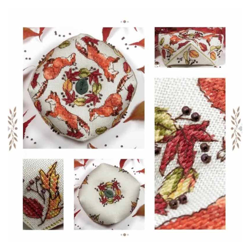 ZC184 Cross stitch kits Cross- - Sewing Pin Cushion ulasan dan harga