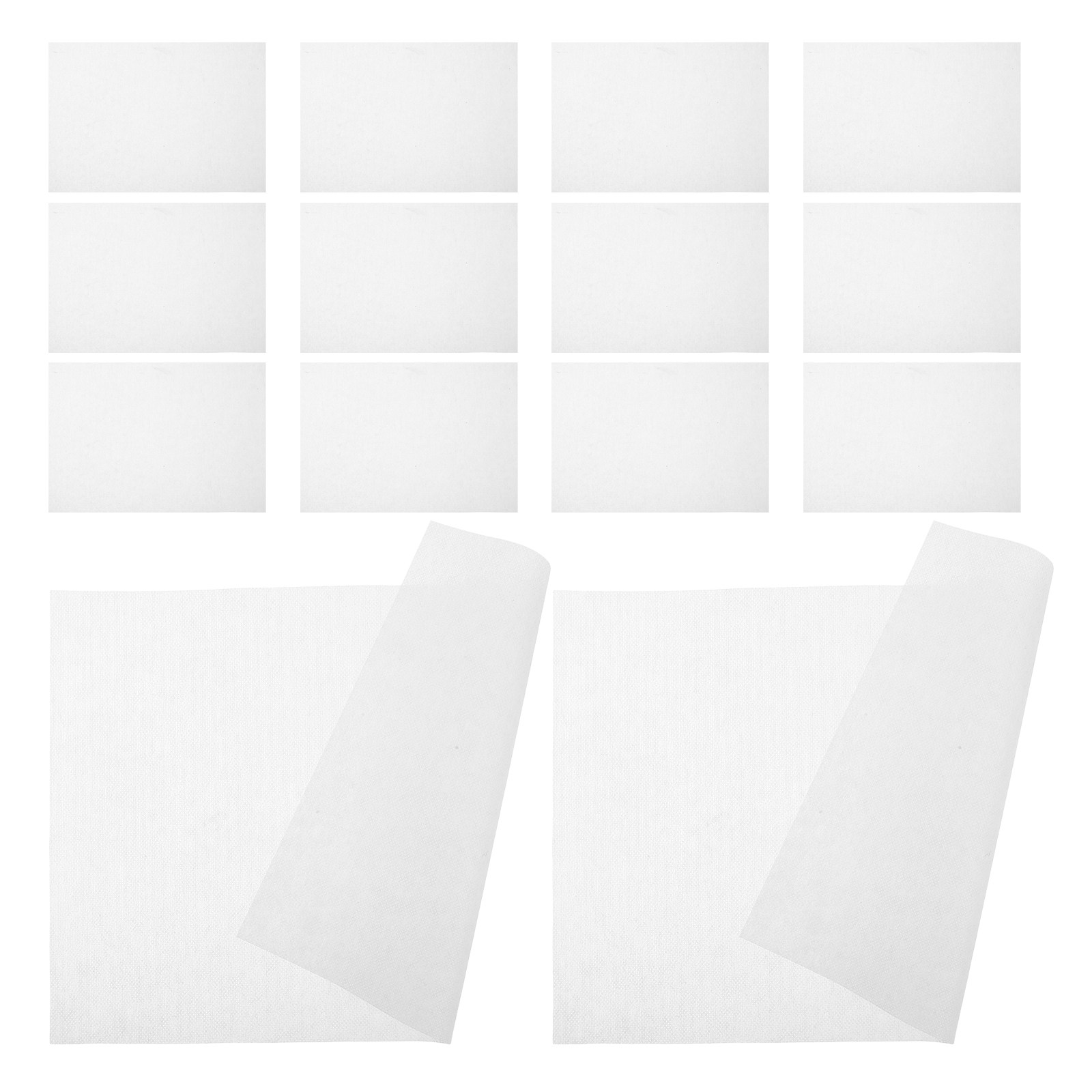 24Pcs Medium Weight Single Sid - Interfacing Iron On ulasan dan harga