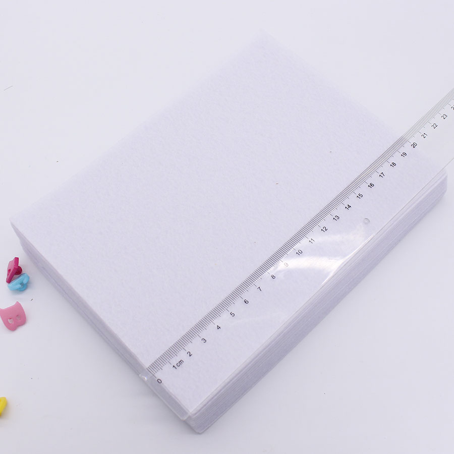 White 1mm Felt Fabric for Doll - Is Sewing A Textile Craft ulasan dan harga