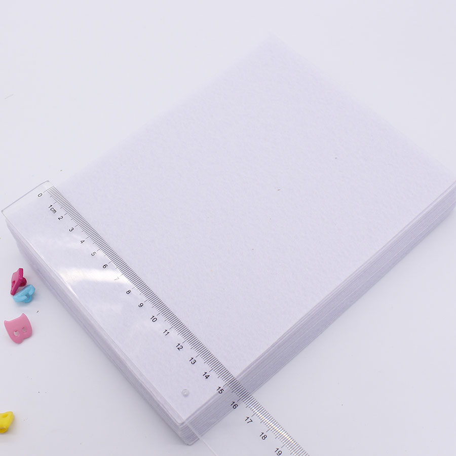 White 1mm Felt Fabric for Doll - Is Sewing A Textile Craft ulasan dan harga