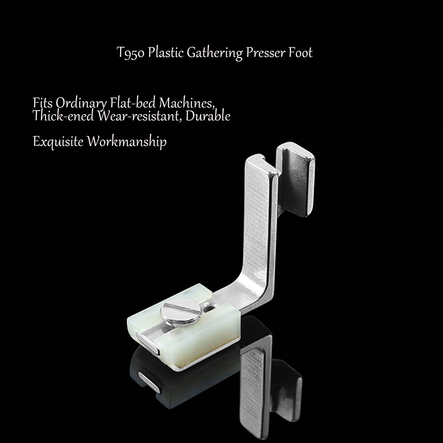 T950 Teflon Plastic Gathering  - Sewing Factory ulasan dan harga