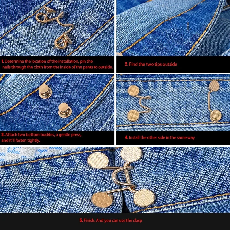 1/4Set Nail-free Metal Jeans B - Button Hole Cutter ulasan dan harga