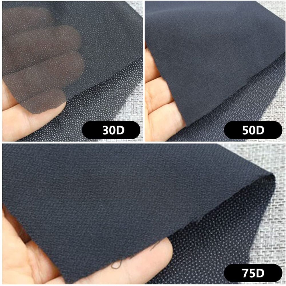30D/50D /75D Polyester Iron-On - Interfacing Iron On ulasan dan harga