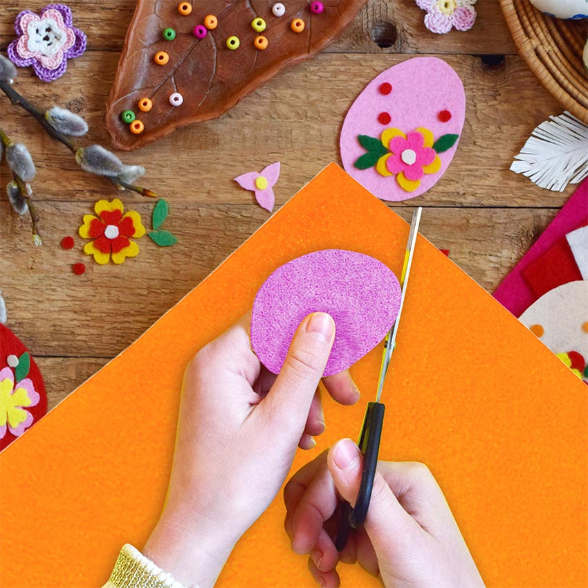 Coloured Felt Fabric Sheets fo - Is Sewing A Textile Craft ulasan dan harga