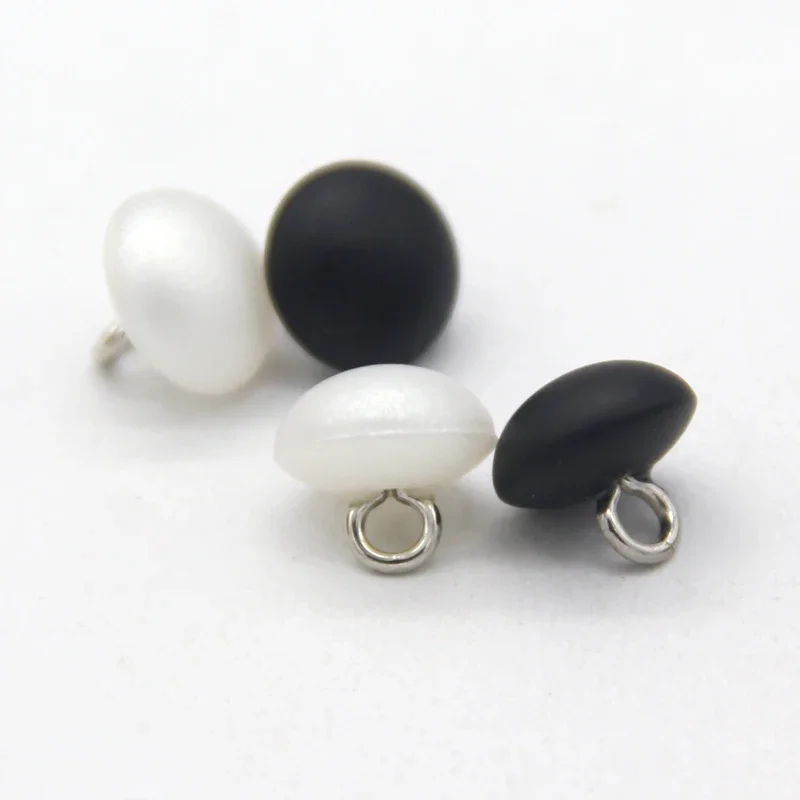 20pcs Black Matte Oval Plastic - Button Hole Cutter ulasan dan harga