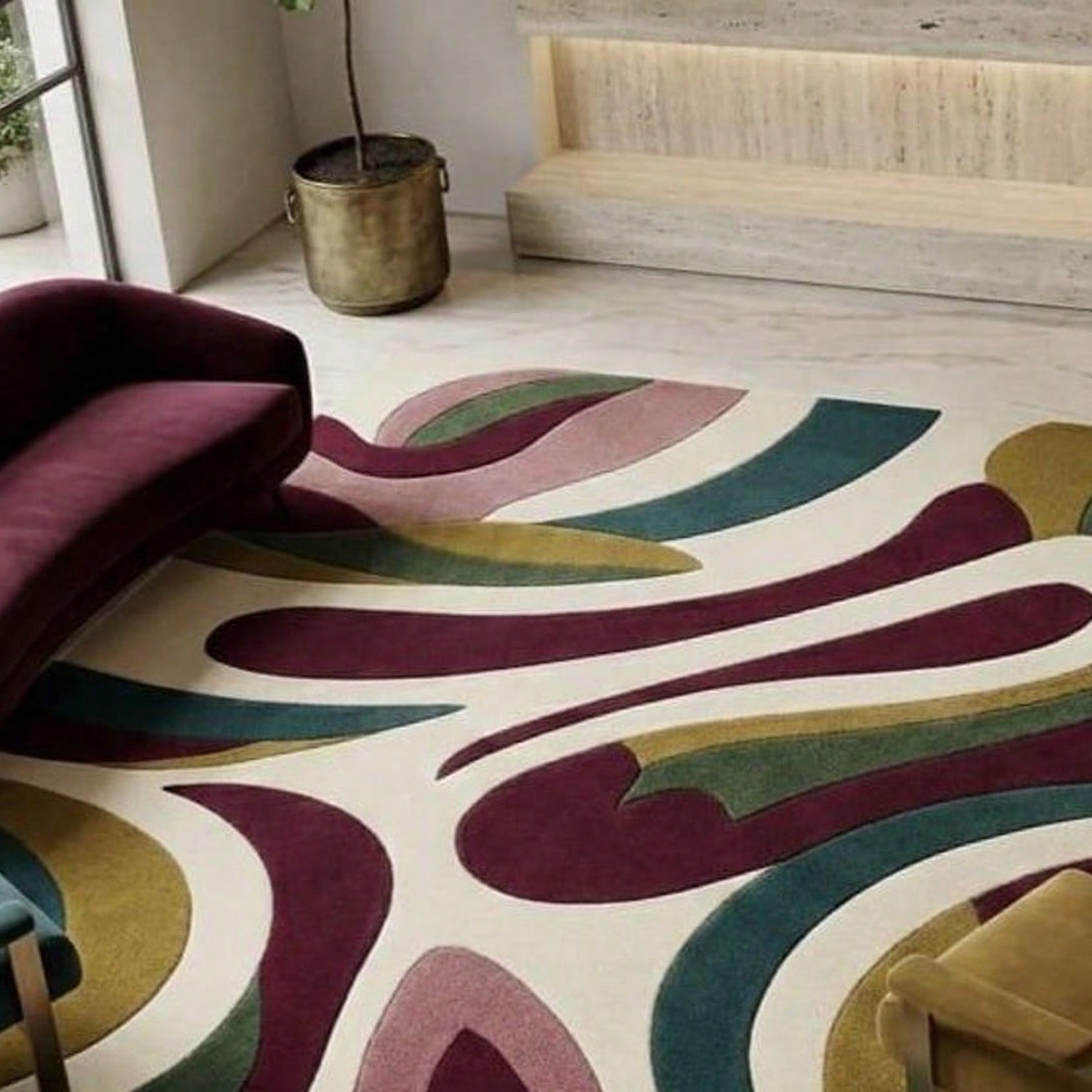 Abstract Pattern Carpet, Mid-C - Century Textile & Sewing Supply Avenue C North Saskatoon Sk ulasan dan harga